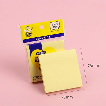 Color Self-Adhesive Sticky Notes