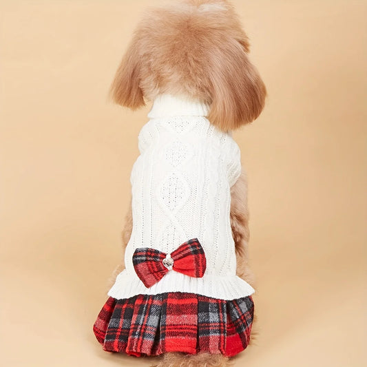Dog Sweater Dress