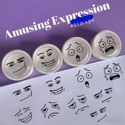 Cute Emoji Expression Stamps