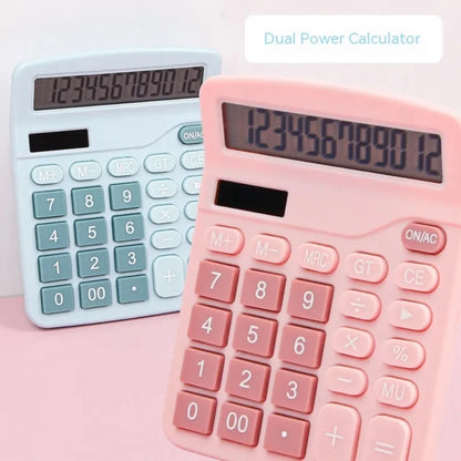 12-Digit Dual Power Desktop Calculator