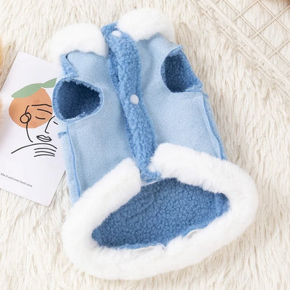 Winter Warm Fleece Pet Jacket for Dogs & Cats