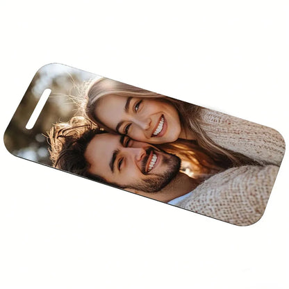 Custom Photo Double-Sided Alloy Luggage Tag