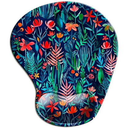 Ergonomic Silicone Mouse Pad with Wrist Rest for Home, Office & Gaming