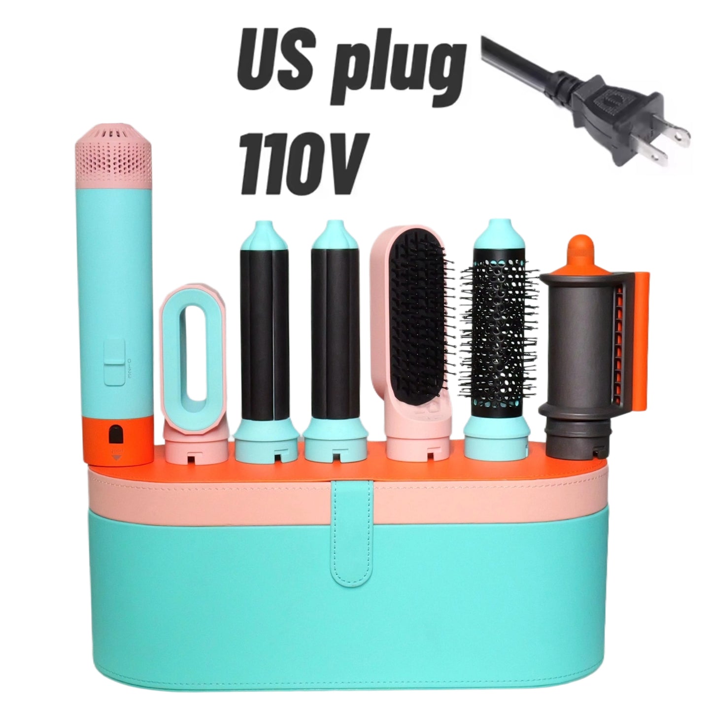 6 in 1 Multi Hair Styler with Hair Dryer & Curling Barrels