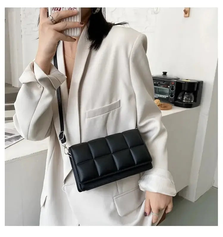 Quilted Mini Crossbody Shoulder Bag