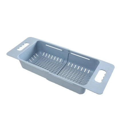 Adjustable Over-the-Sink Dish Drainer Basket