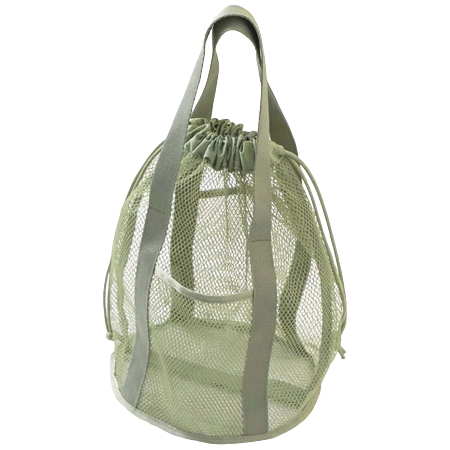 Foldable Drawstring Mesh Toiletry Storage Bag