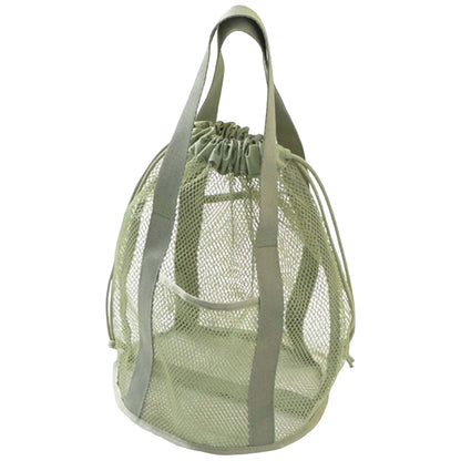 Foldable Drawstring Mesh Toiletry Storage Bag