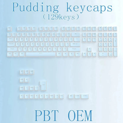 129-Key Pudding PBT Keycap Set