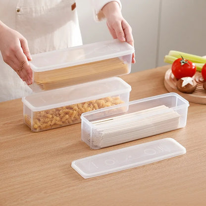 4 Pcs Long Rectangular Food Storage Containers