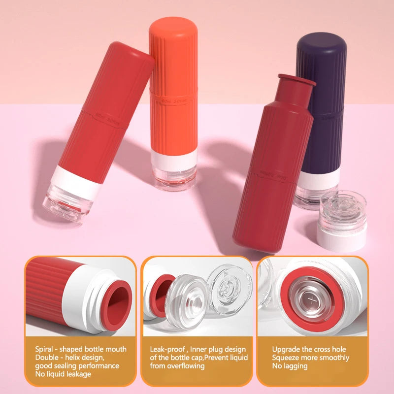 Silicone Travel Toiletry Bottles Set