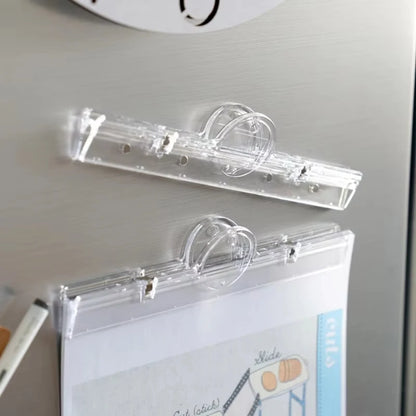 Magnetic Transparent Binder Clip