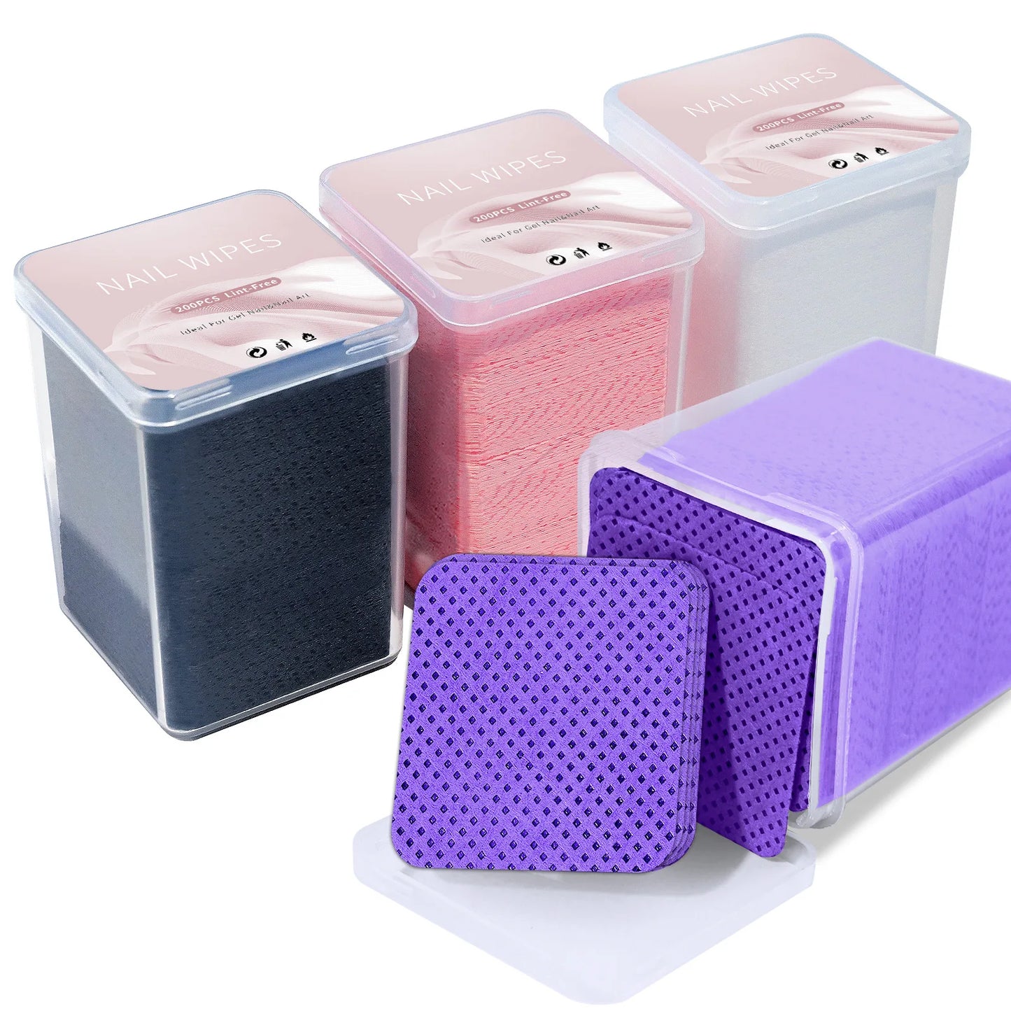 Lint-Free Nail Polish Remover Wipes