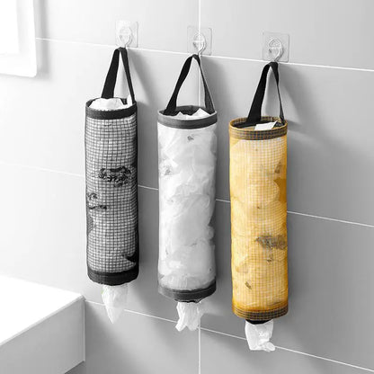 Wall-Mounted Grocery Bag Holder Dispenser
