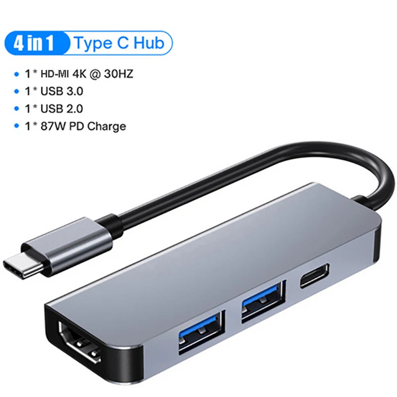 USB-C Docking Station – Up to 12-in-1 Hub