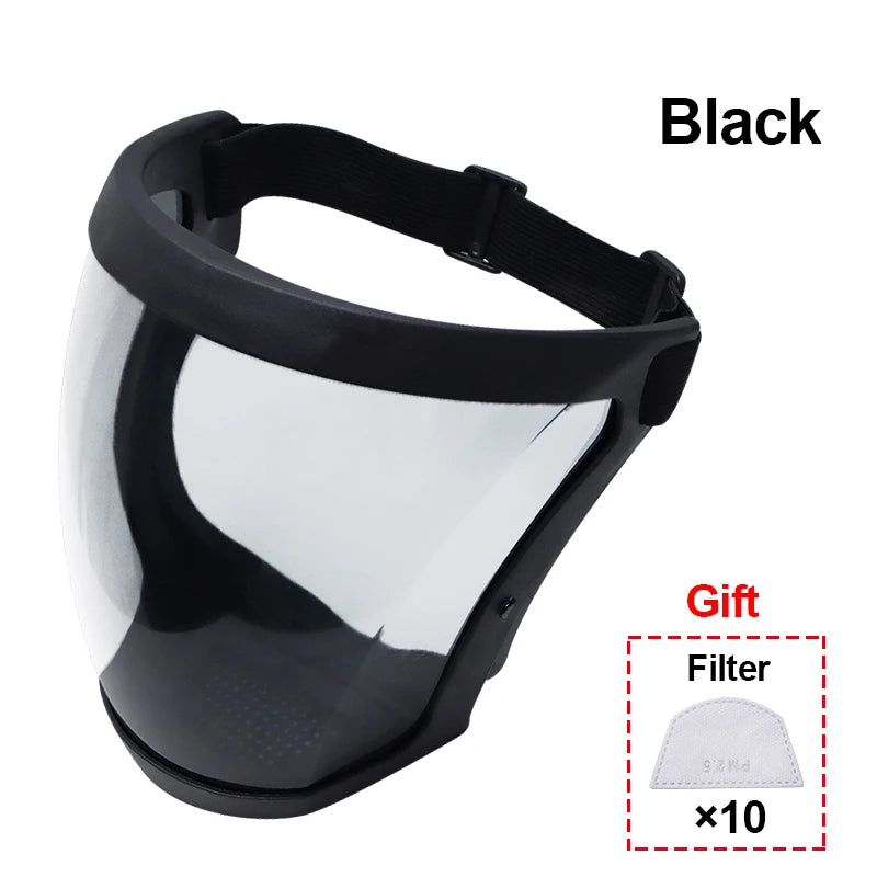 Reusable Full Face Protective Shield
