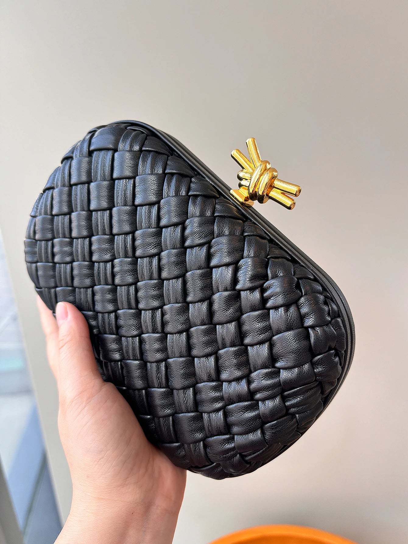 Woven Evening Clutch Shoulder Bag