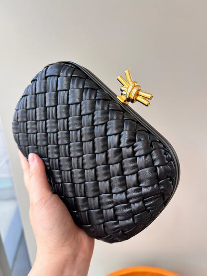 Woven Evening Clutch Shoulder Bag