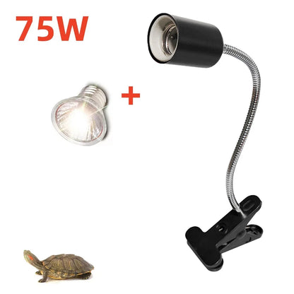 Reptile Heat Lamp with Clip Holder