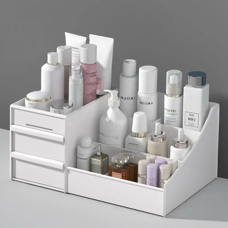 Desktop Makeup & Cosmetics Storage Organizer with Drawer
