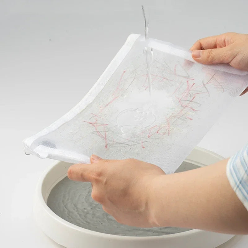 Mesh Zipper Storage Pouches