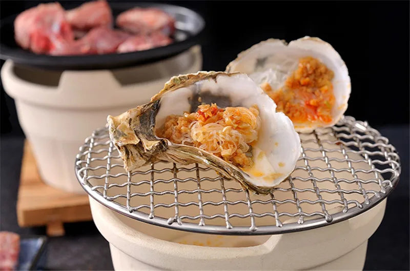 Traditional Charcoal Clay BBQ Stove