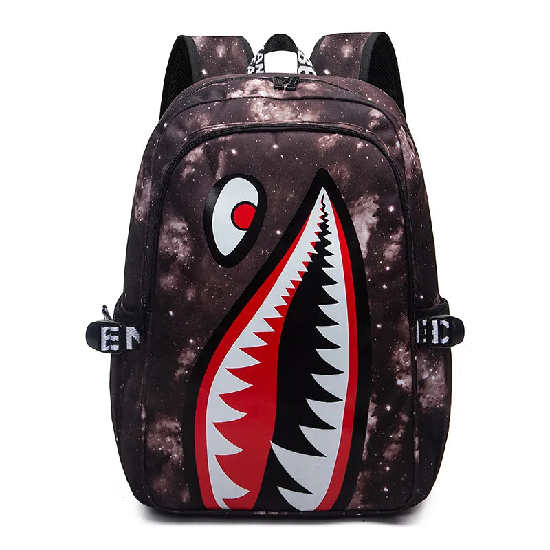 Shark School Backpack for Kids & Teens