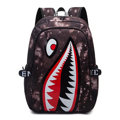 Shark School Backpack for Kids & Teens