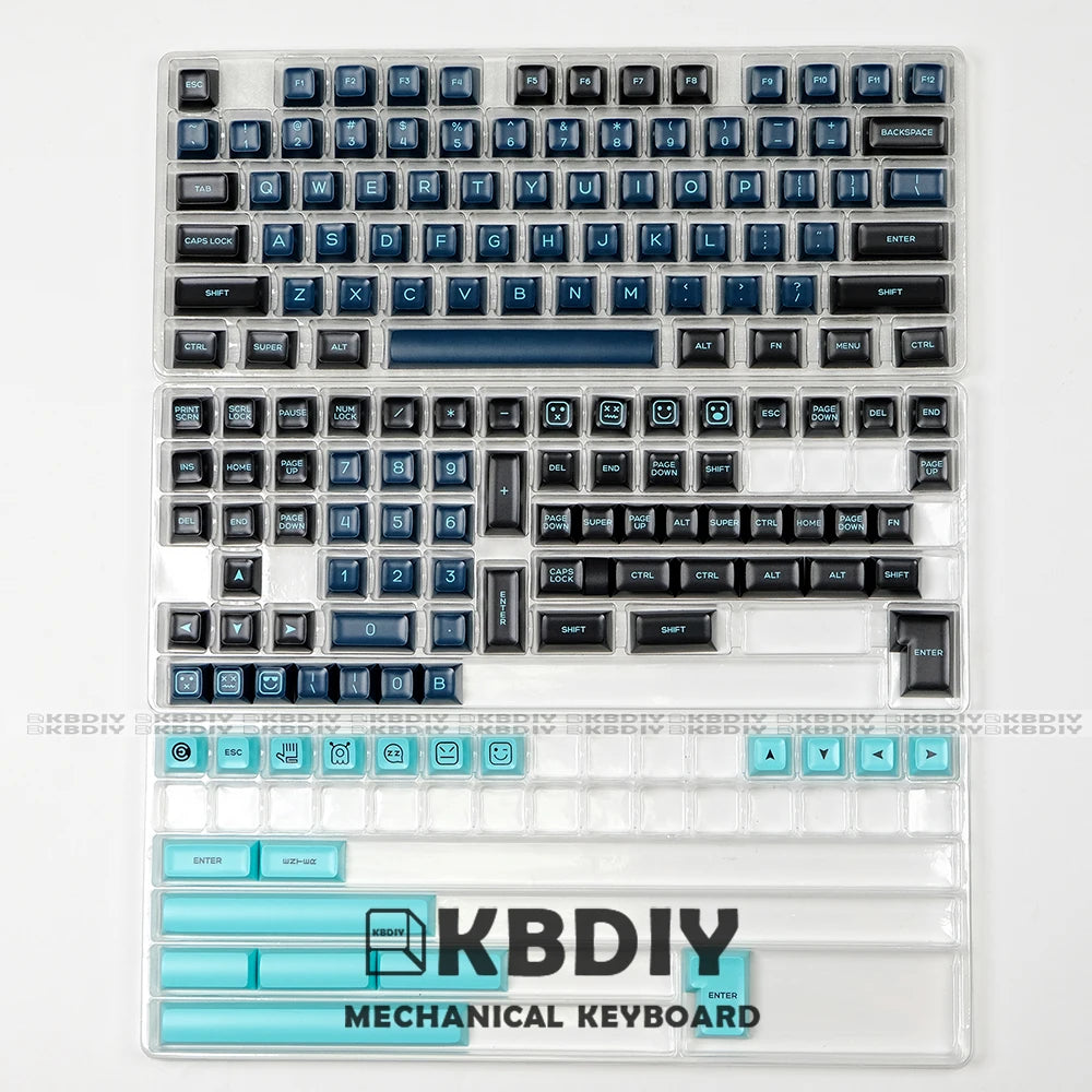 160-Key Double-Shot PBT SA Profile Keycaps for MX Mechanical Keyboards