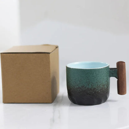 80ml Creative Handmade Ceramic Retro Coffee Mug