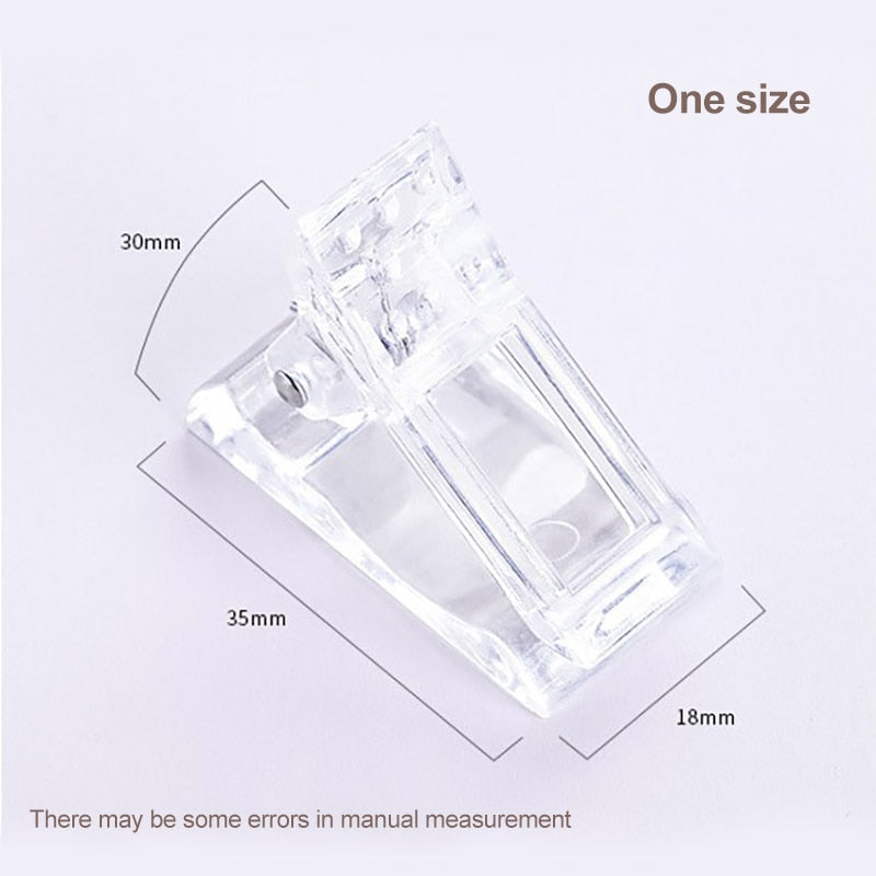 Acrylic Nail Clip Transparent Gel