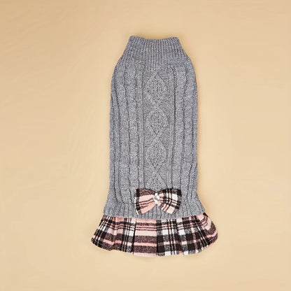 Dog Sweater Dress