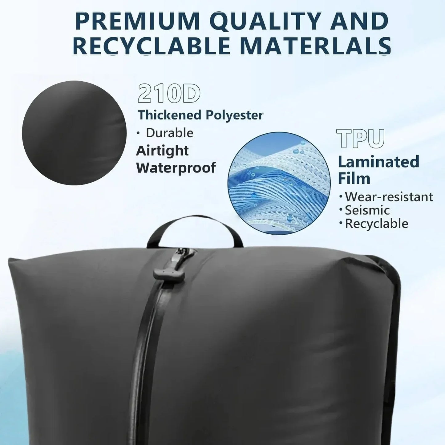 Travel Vacuum Storage Bags for Space Saving Packing