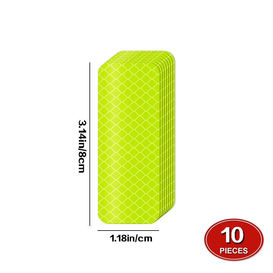 High Visibility Reflective Warning Stickers