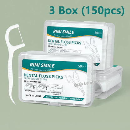 Portable Disposable Dental Floss Picks