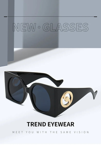 2023 New Vintage Oversized Square Sunglasses For Women