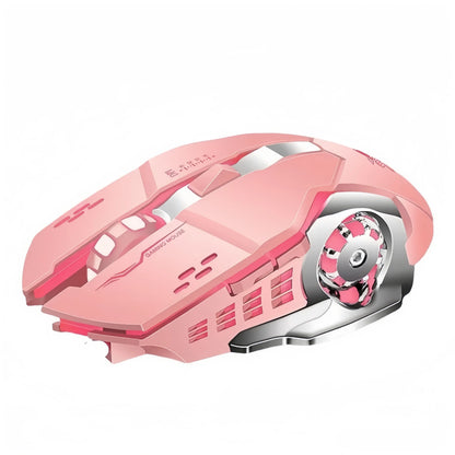 Bluetooth 5.2 & 2.4GHz Rechargeable RGB Wireless Gaming Mouse