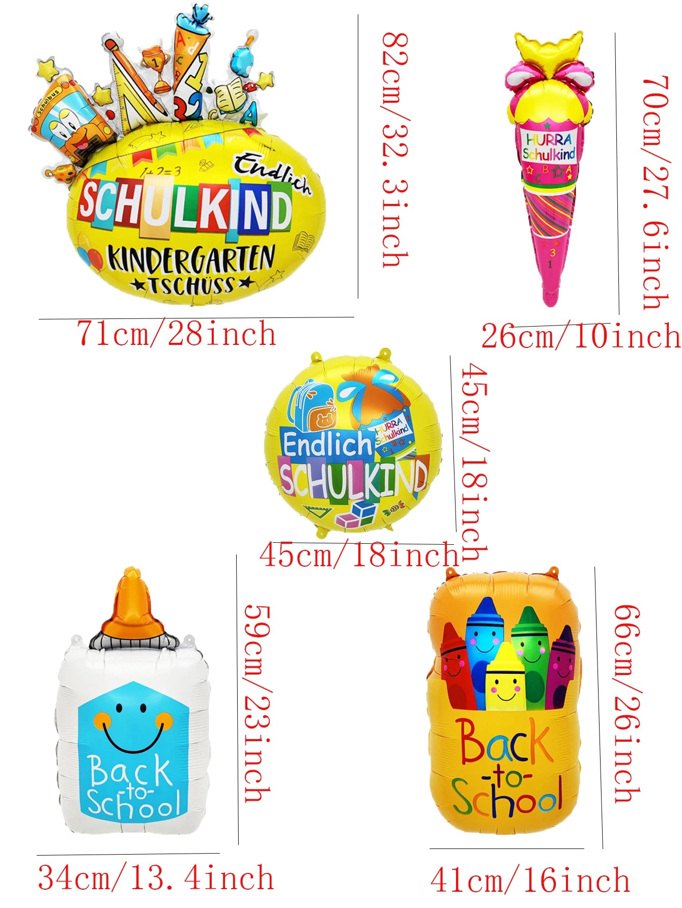 Back To School Balloon Decoration
