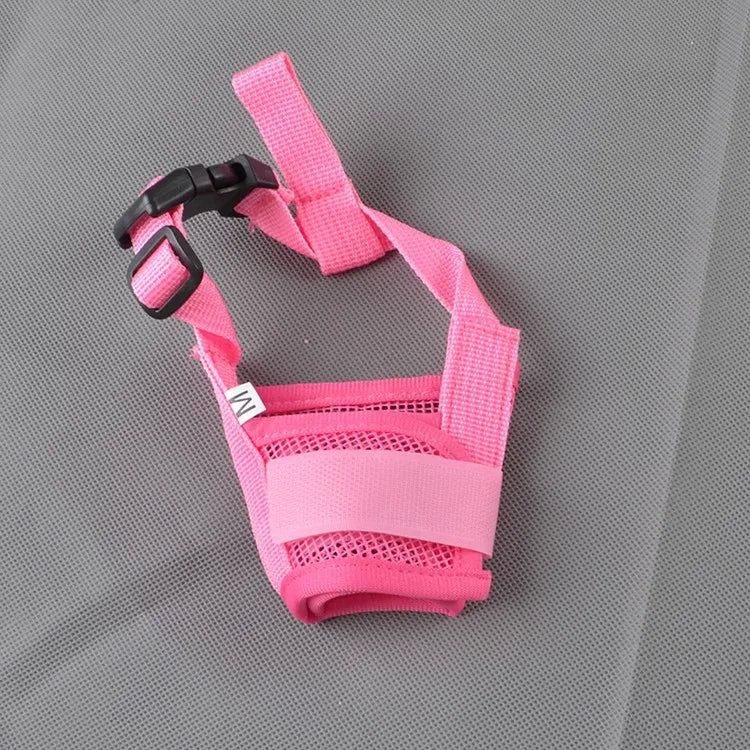 Adjustable Breathable Dog Mesh Muzzle