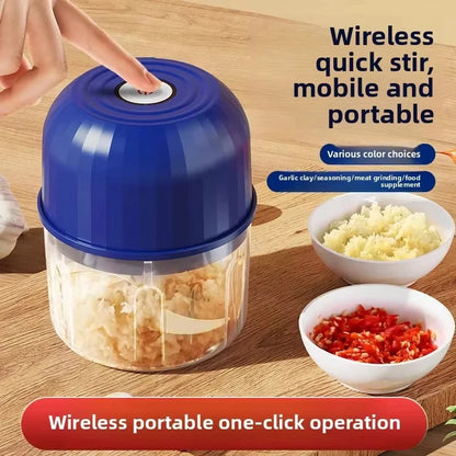 USB Portable Electric Garlic Chopper 260ML