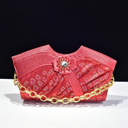 Luxury Rhinestone Evening Clutch Bag