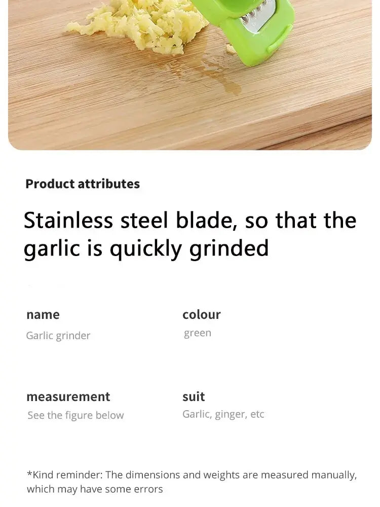 Mini Manual Garlic Press & Garlic Grinder