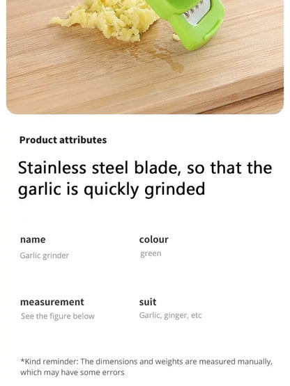 Mini Manual Garlic Press & Garlic Grinder