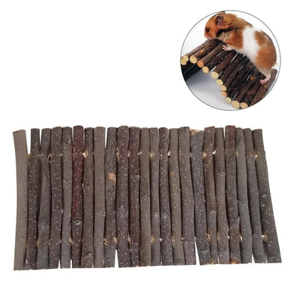 Natural Willow Wooden Bridge & Climbing Toy for Small Pets