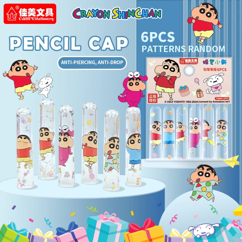 Crayon Shin-Chan 3D Pencil Cap Set
