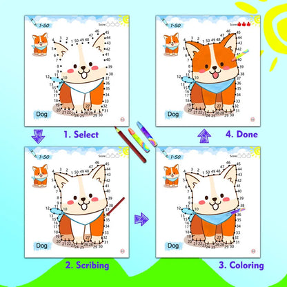 Children’s Line Drawing Learning Book