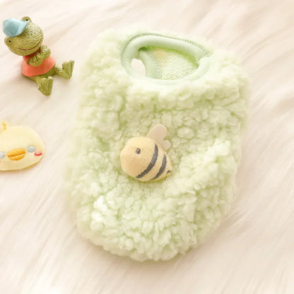 Warm Fleece Pet Clothes for Puppies & Kittens