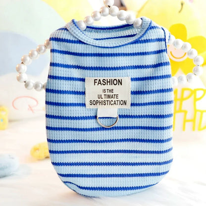 Striped Dog Vest