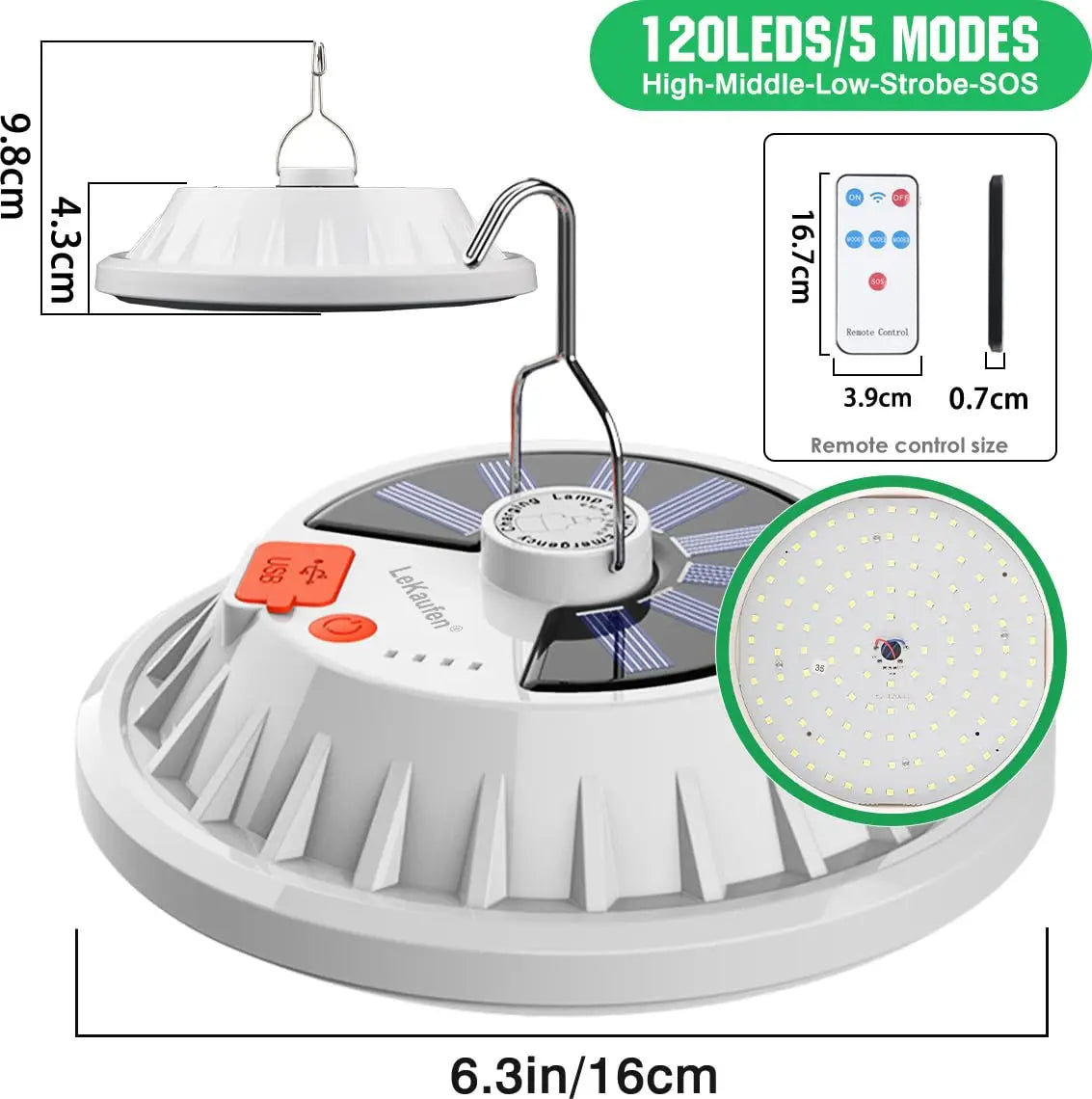 Solar Rechargeable Camping Lantern