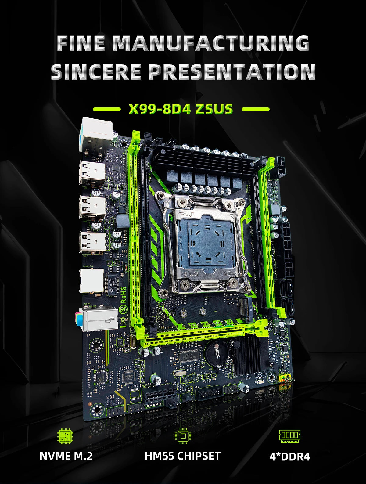 ZSUS X99 LGA2011-3 Motherboard Kit